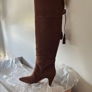 Elegant Brown Knee-High Boots
